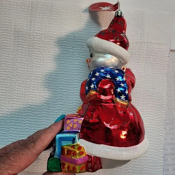 Christopher Radko Popsicle Presents Glass Christmas Ornament 8